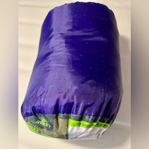 Quest Rec Series Youth Rectangular Sleeping Bag – Purple – 50°F